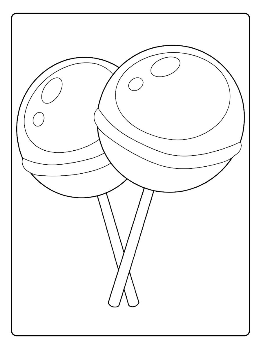 coloriage sucette l'amie du bubble tea fâché