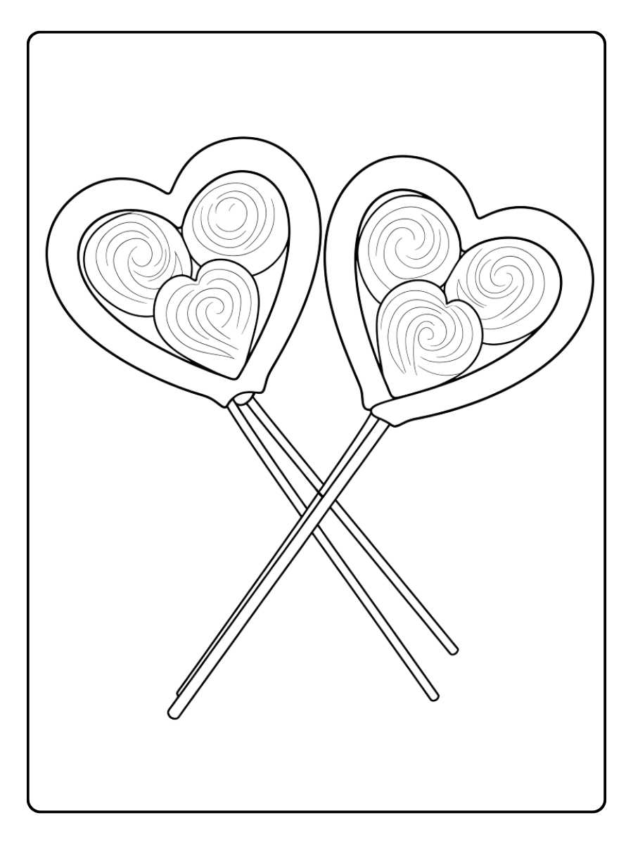 coloriage sucette le goût