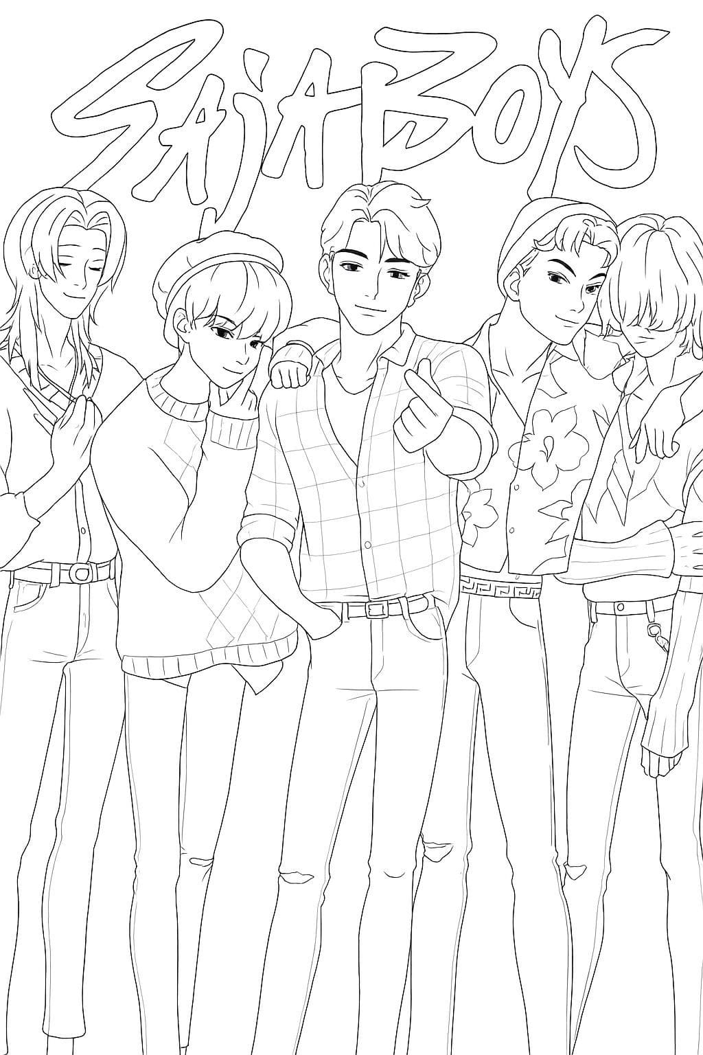 portrait coloring pages 4