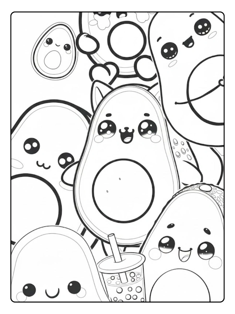 Coloriage Avocat (10)