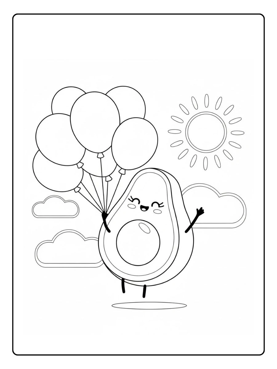 Coloriage Avocat (7)