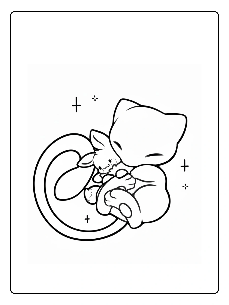 Coloriage Mew (1)