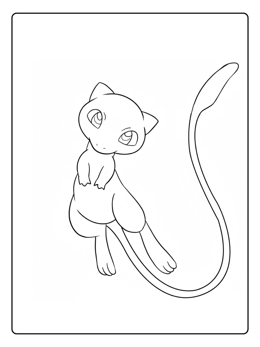 Coloriage Mew (15)