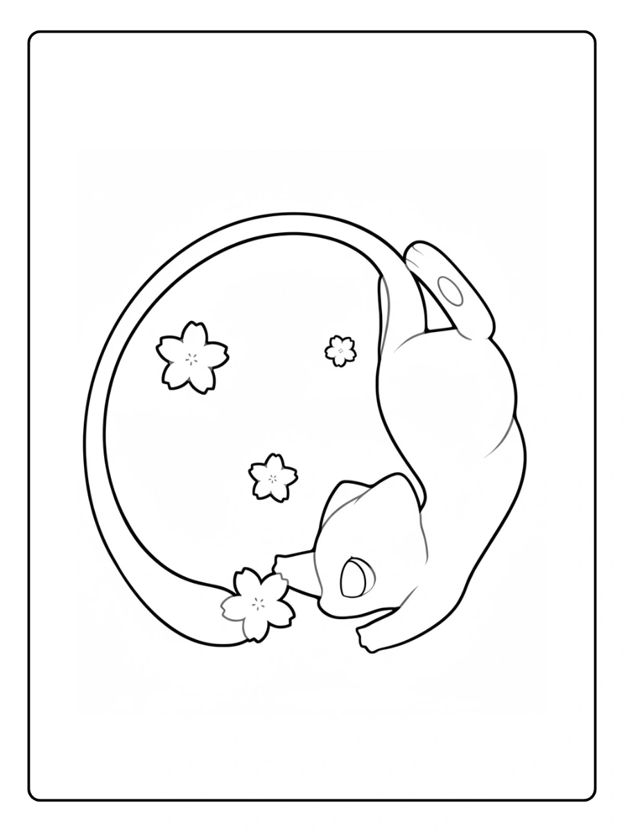 Coloriage Mew (3)