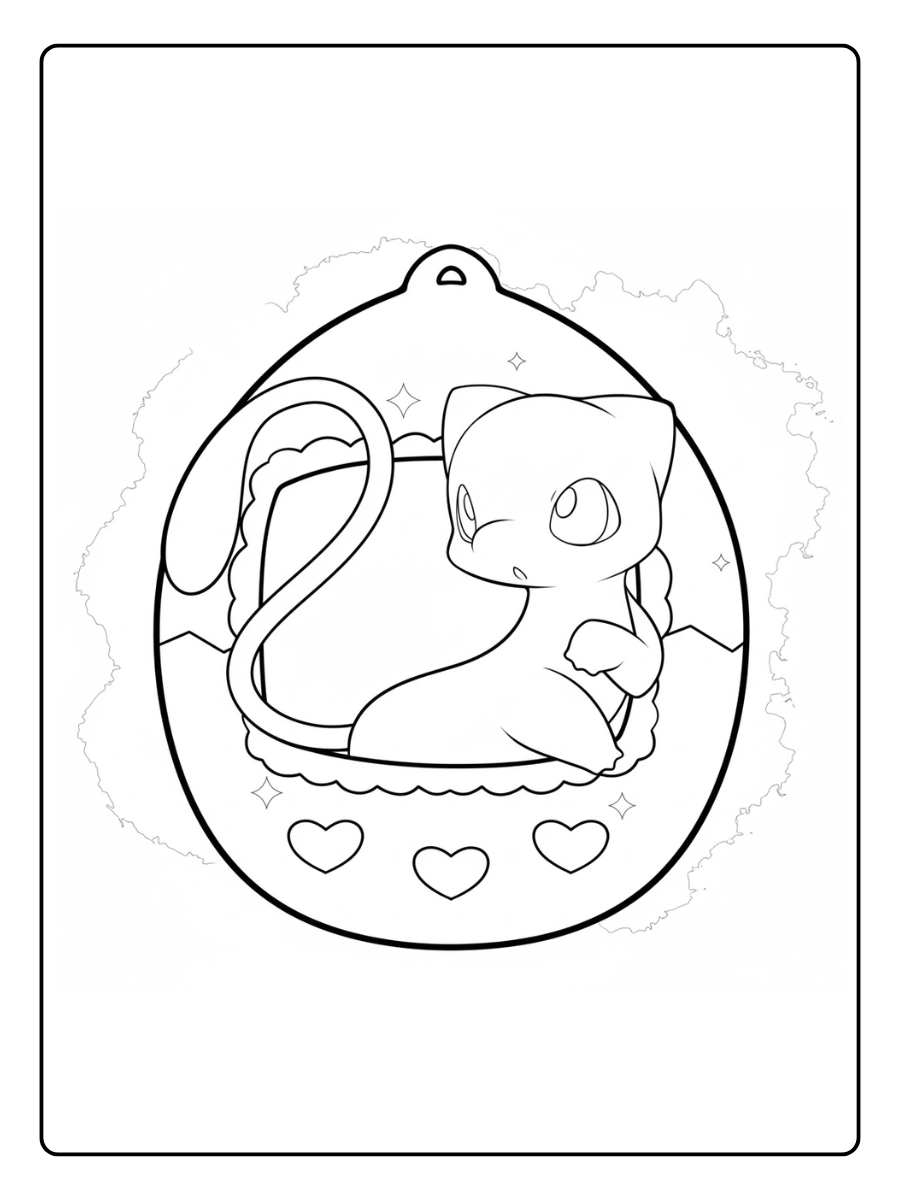 Coloriage Mew (4)