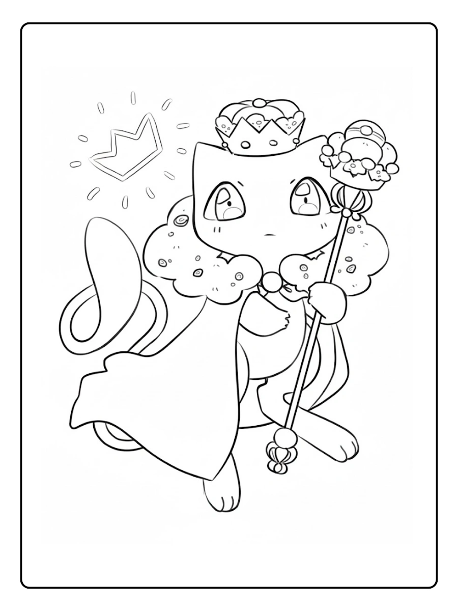 Coloriage Mew (5)