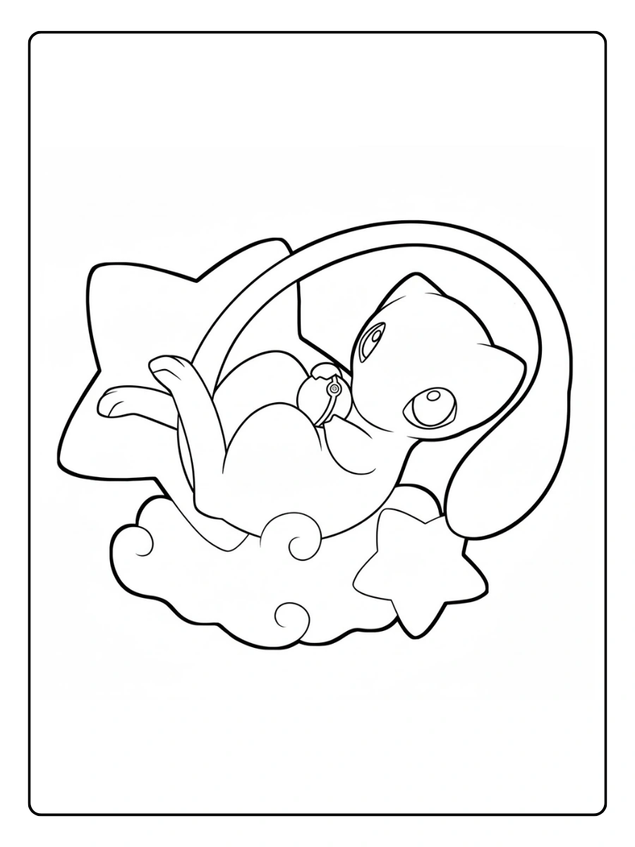 Coloriage Mew (6)