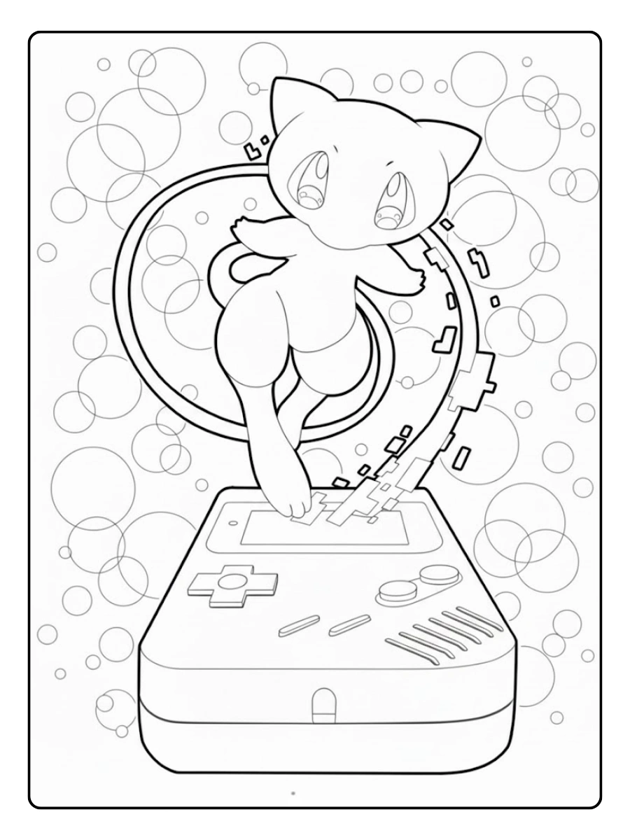 Coloriage Mew (7)