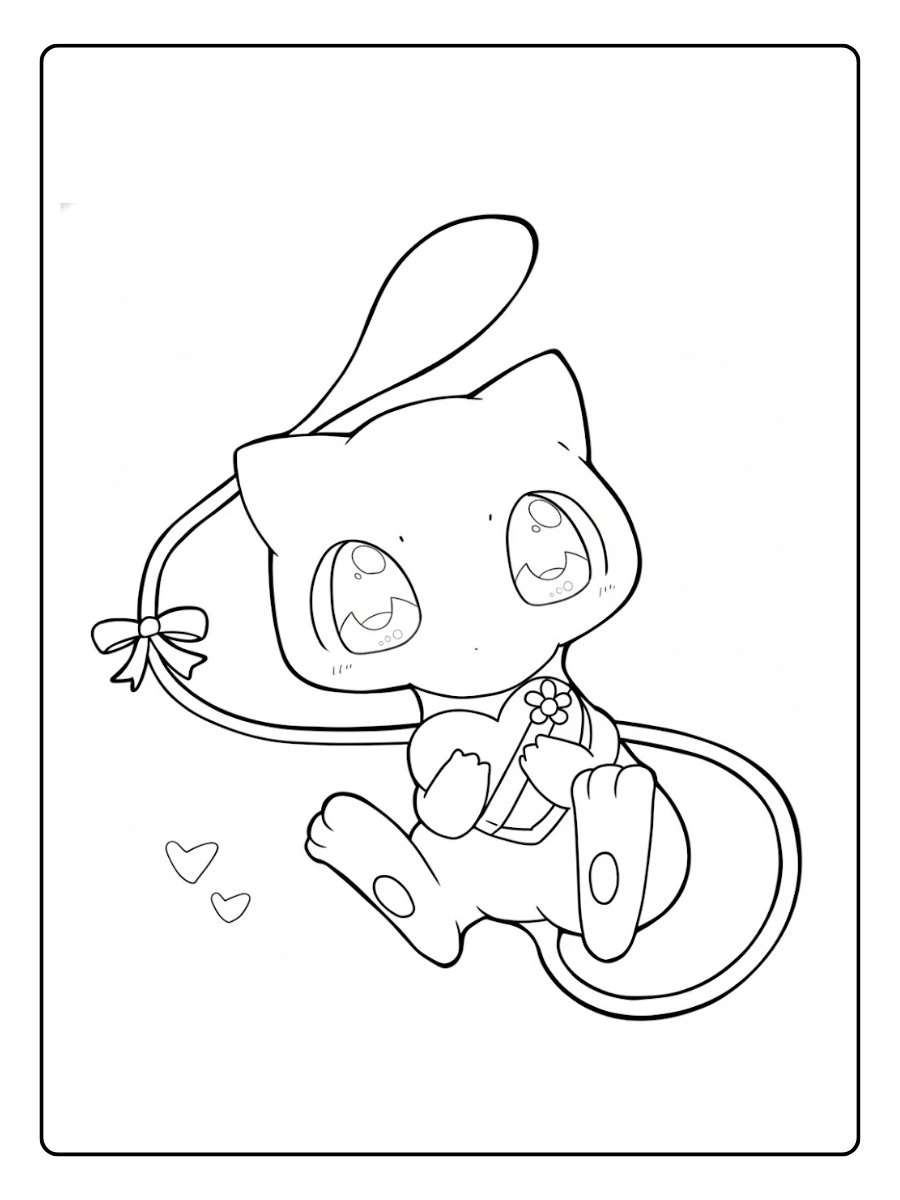 Coloriage Mew (8)
