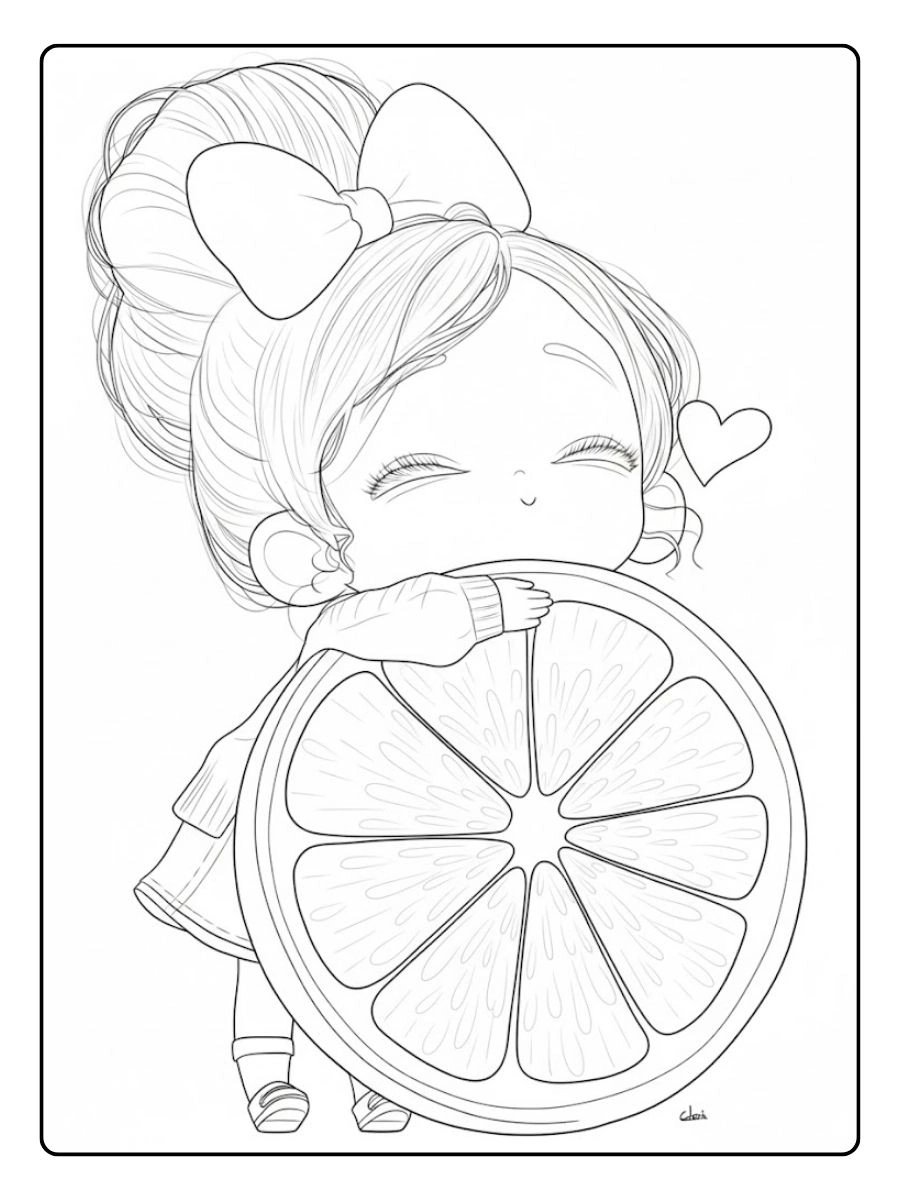 coloriage citron (10)