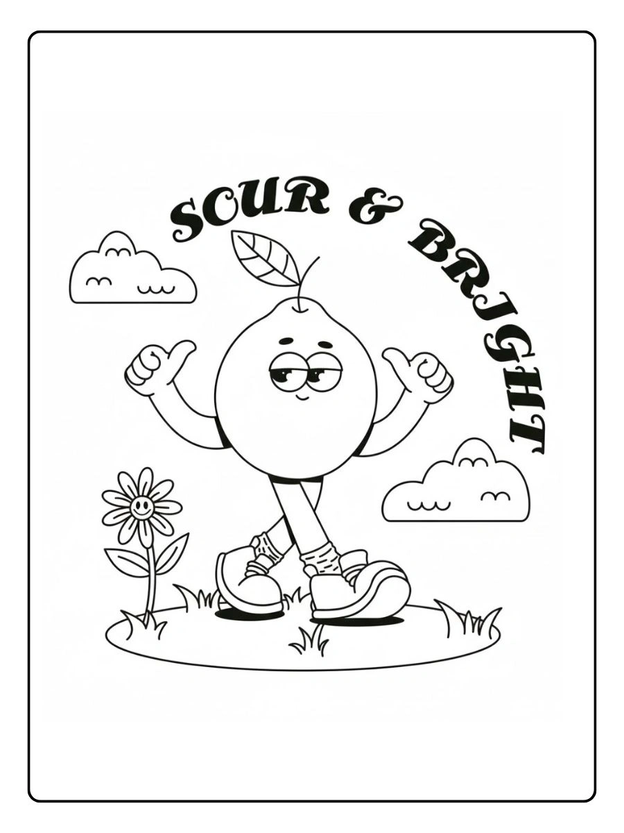 coloriage citron (5)