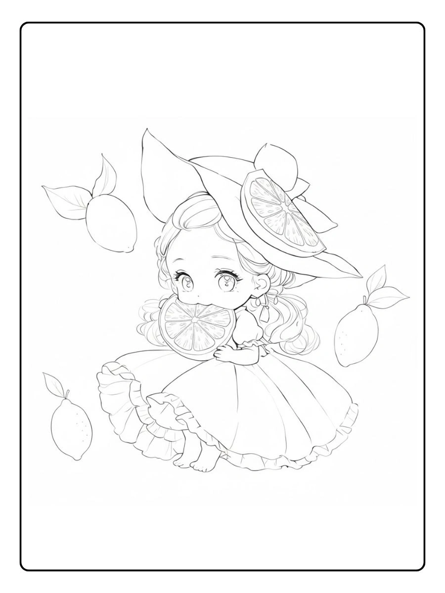 coloriage citron (9)