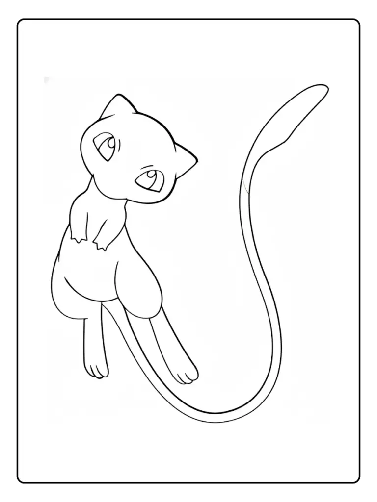 Coloriage Mew