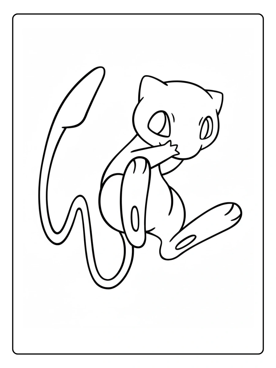 coloriage mew (15)