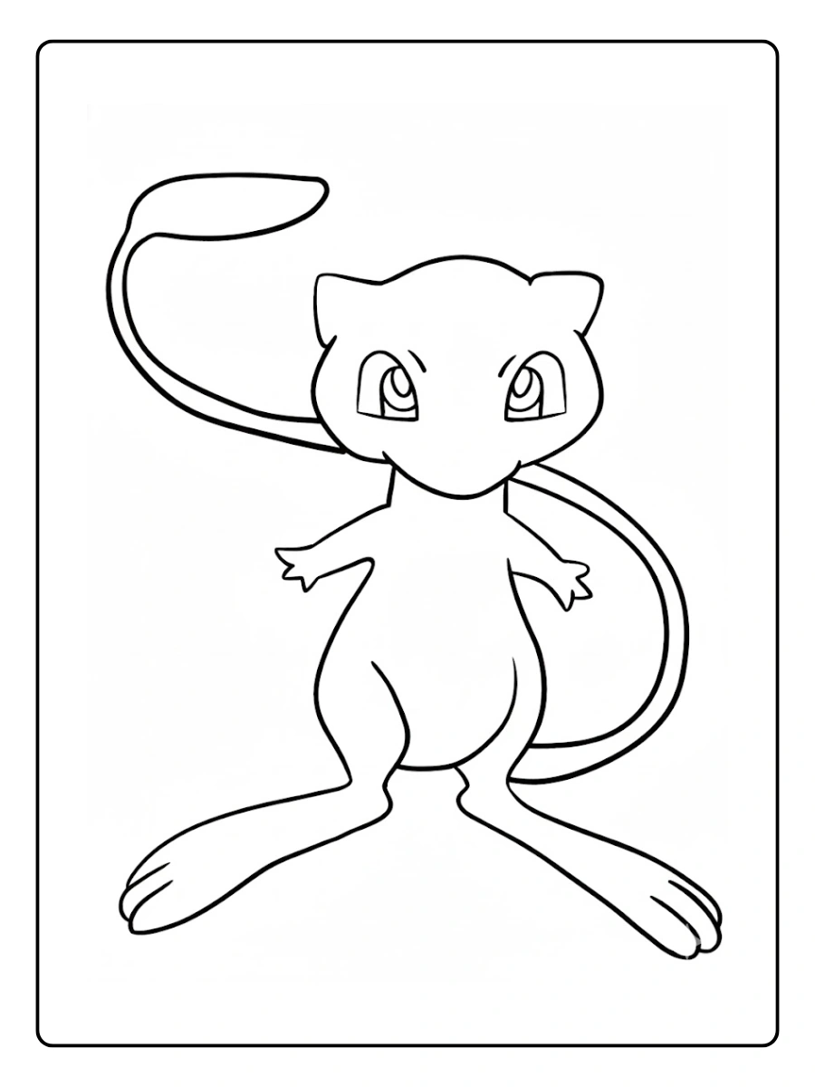 coloriage mew (2)