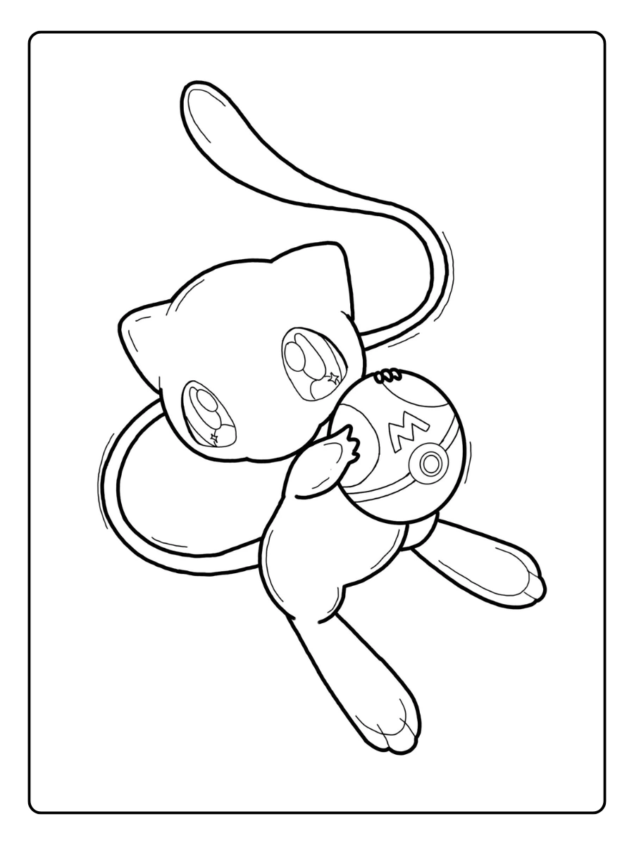 coloriage mew (5)