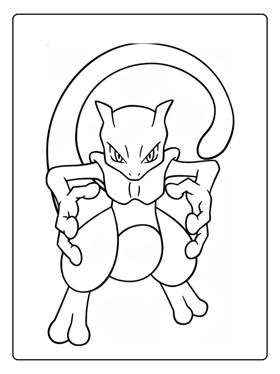 coloriage mew (7)