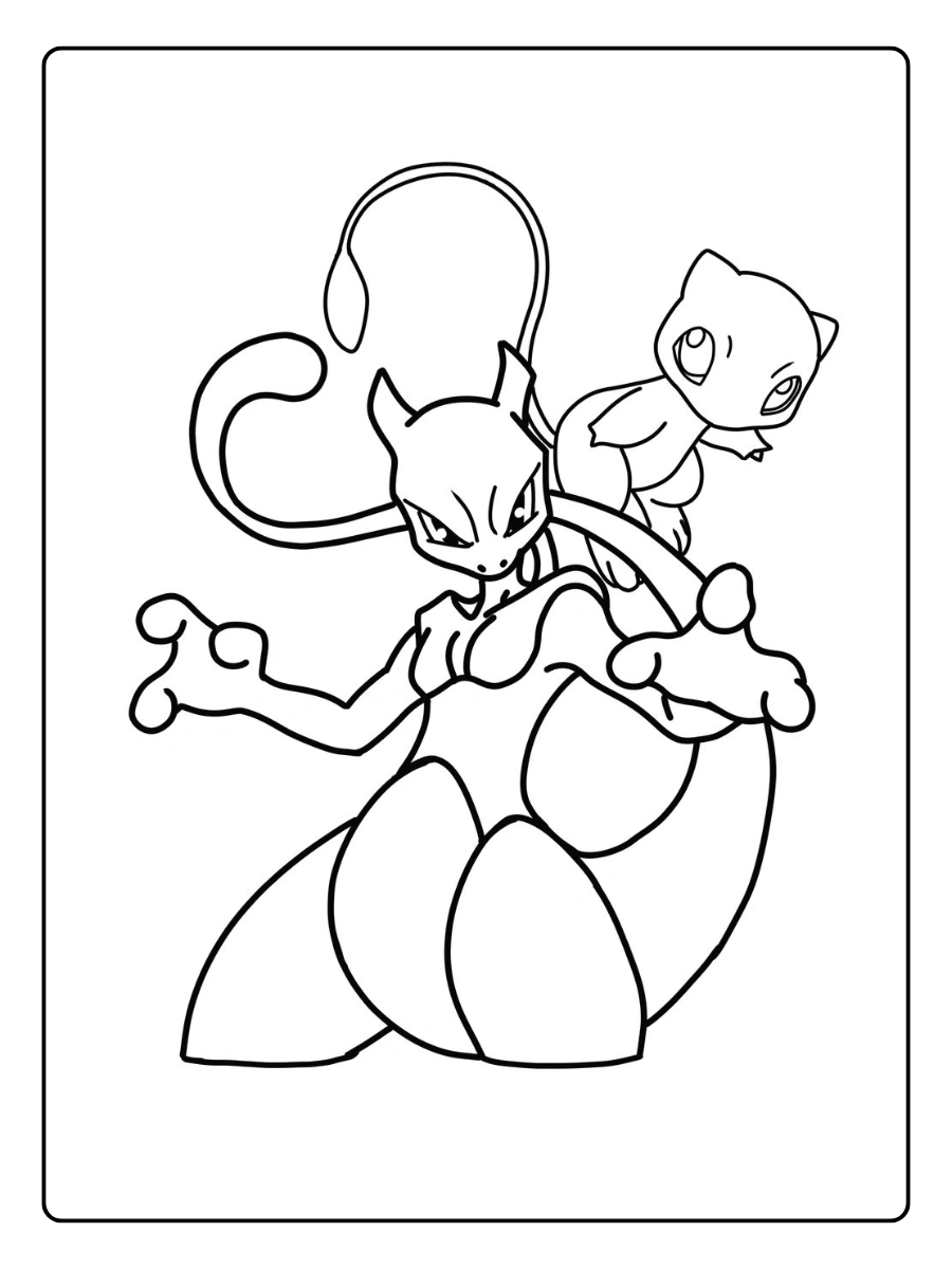 coloriage mew (8)
