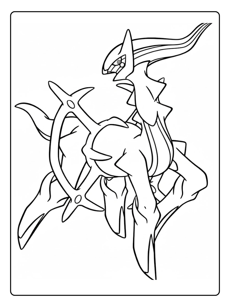 coloriage arceus (4)