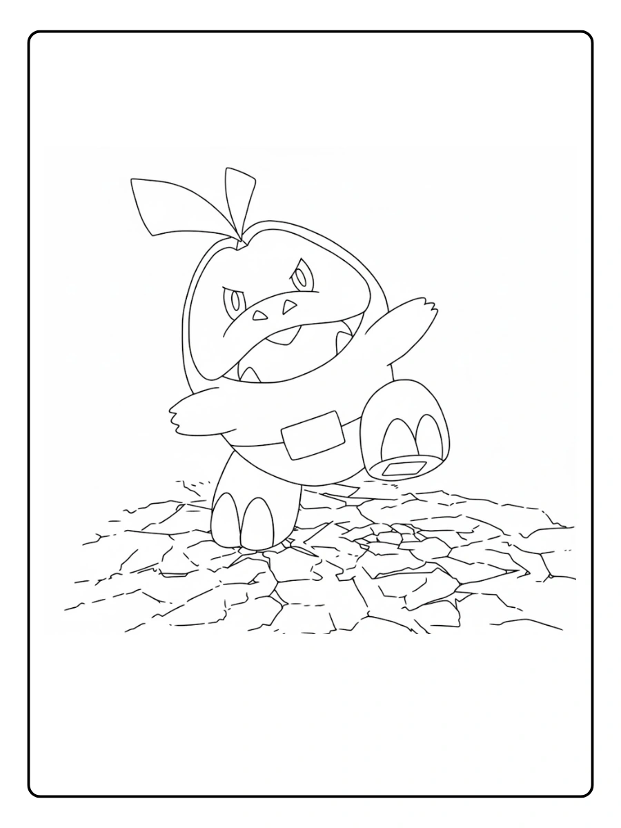 coloriage chochodile (10)