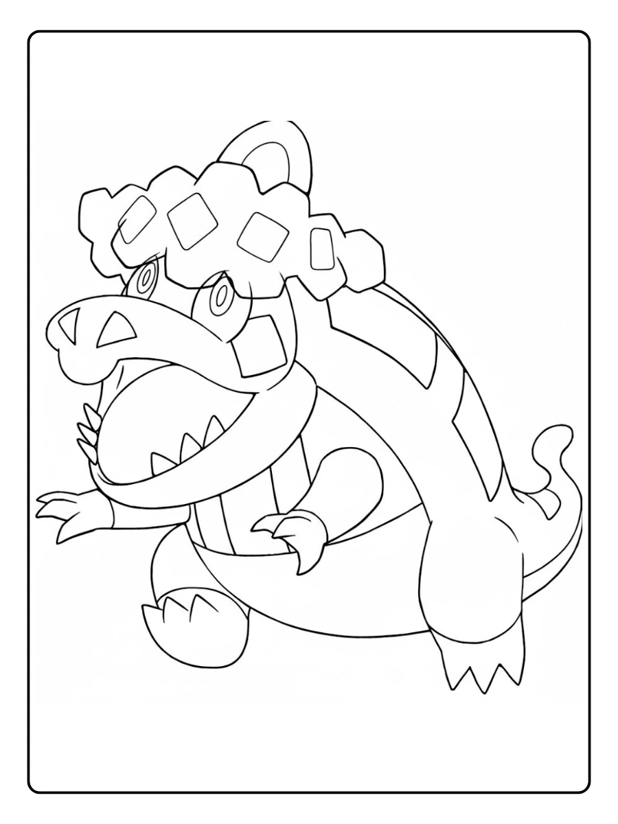 coloriage chochodile (9)