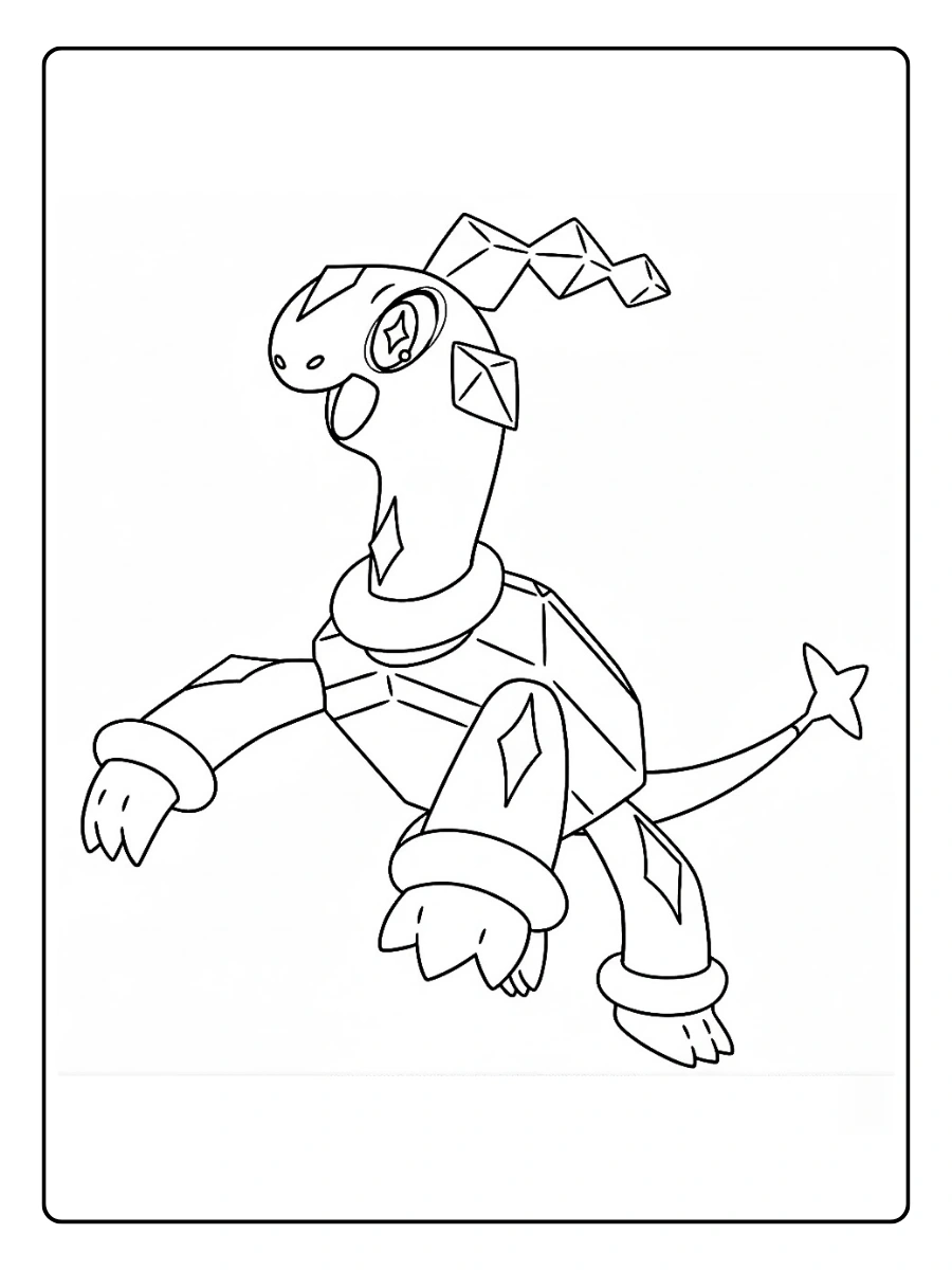 A powerful Mega Terapagos standing in a fierce pose