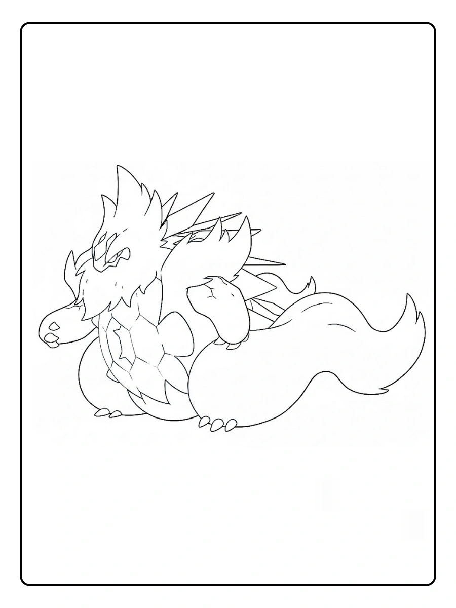 Coloriage Mega Terapagos