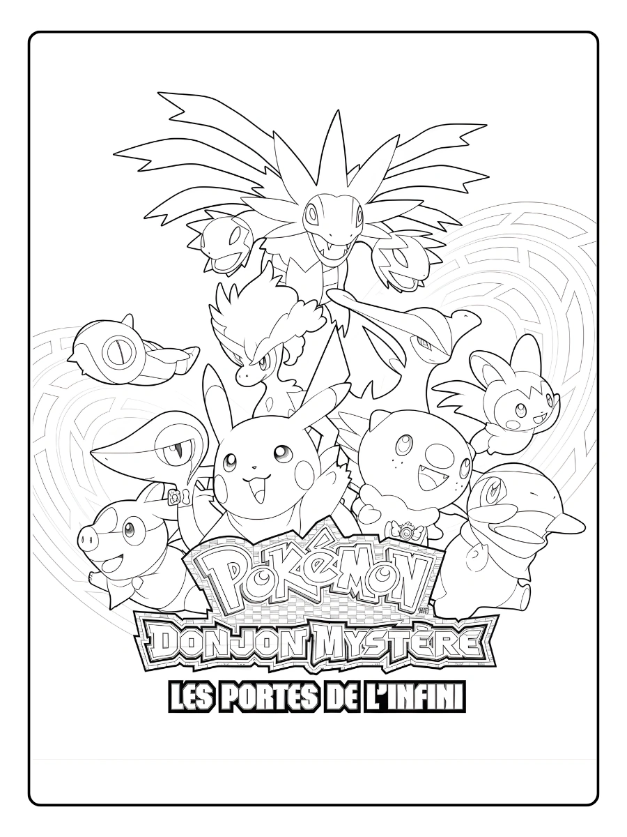 Coloriage Mystère Pokémon (2)