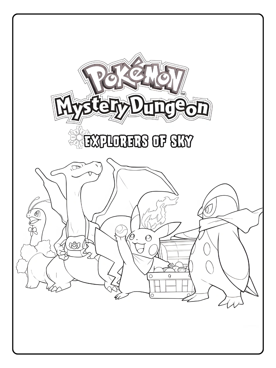 Coloriage Mystère Pokémon (3)