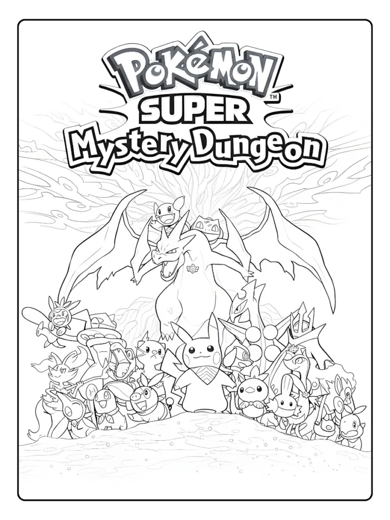 Coloriage Mystère Pokémon