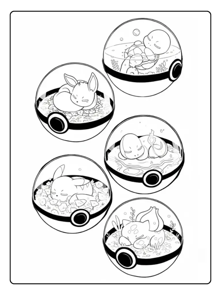Coloriage Pokéball
