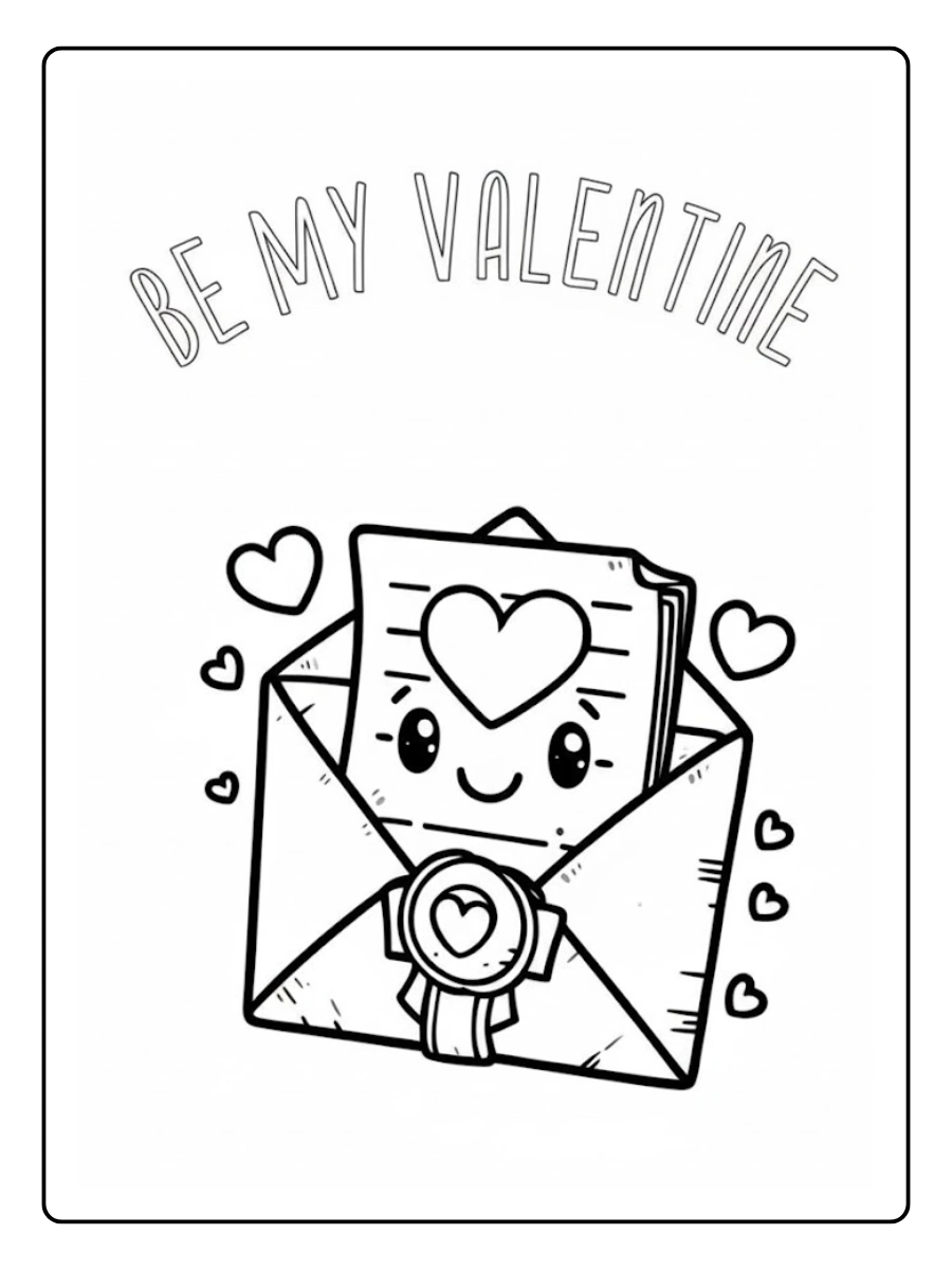 coloriage carte saint valentin (2)