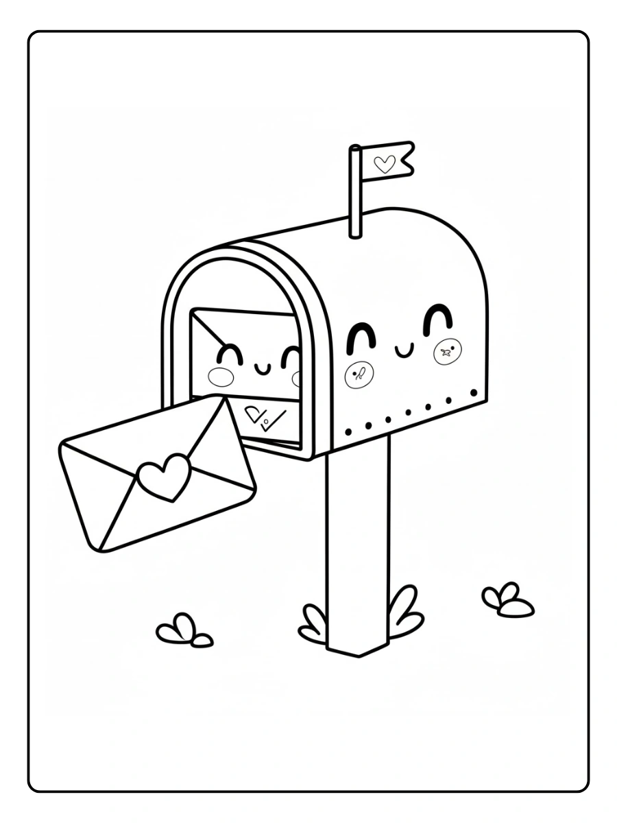 coloriage carte saint valentin (4)