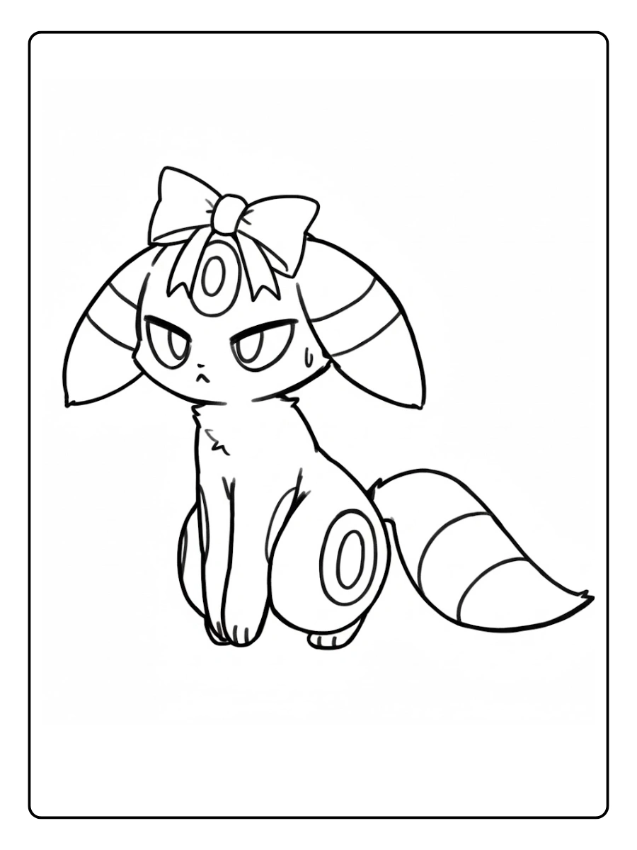 coloriage noctali (2)