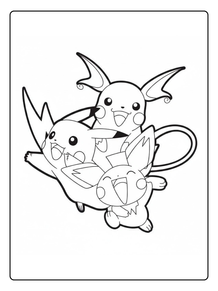 coloriage raichu (1)