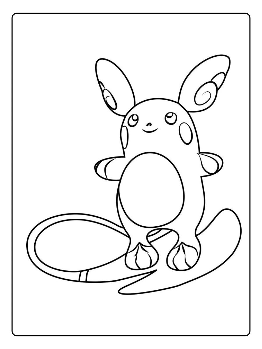 coloriage raichu (2)
