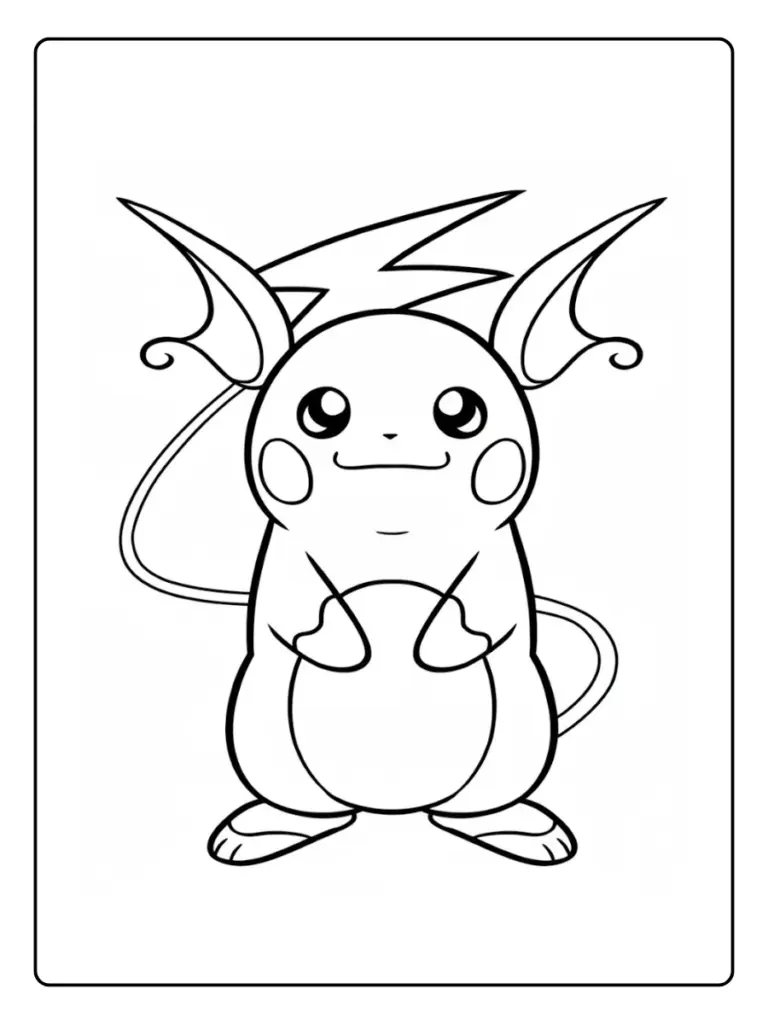 Coloriage Raichu