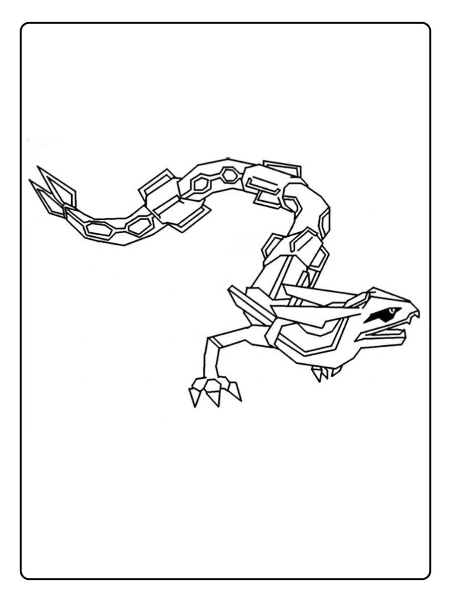coloriage rayquaza (1)