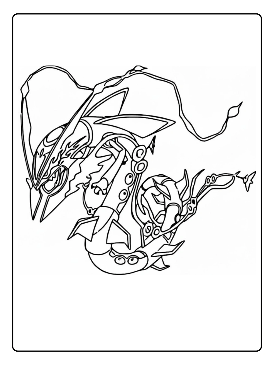 coloriage rayquaza (4)