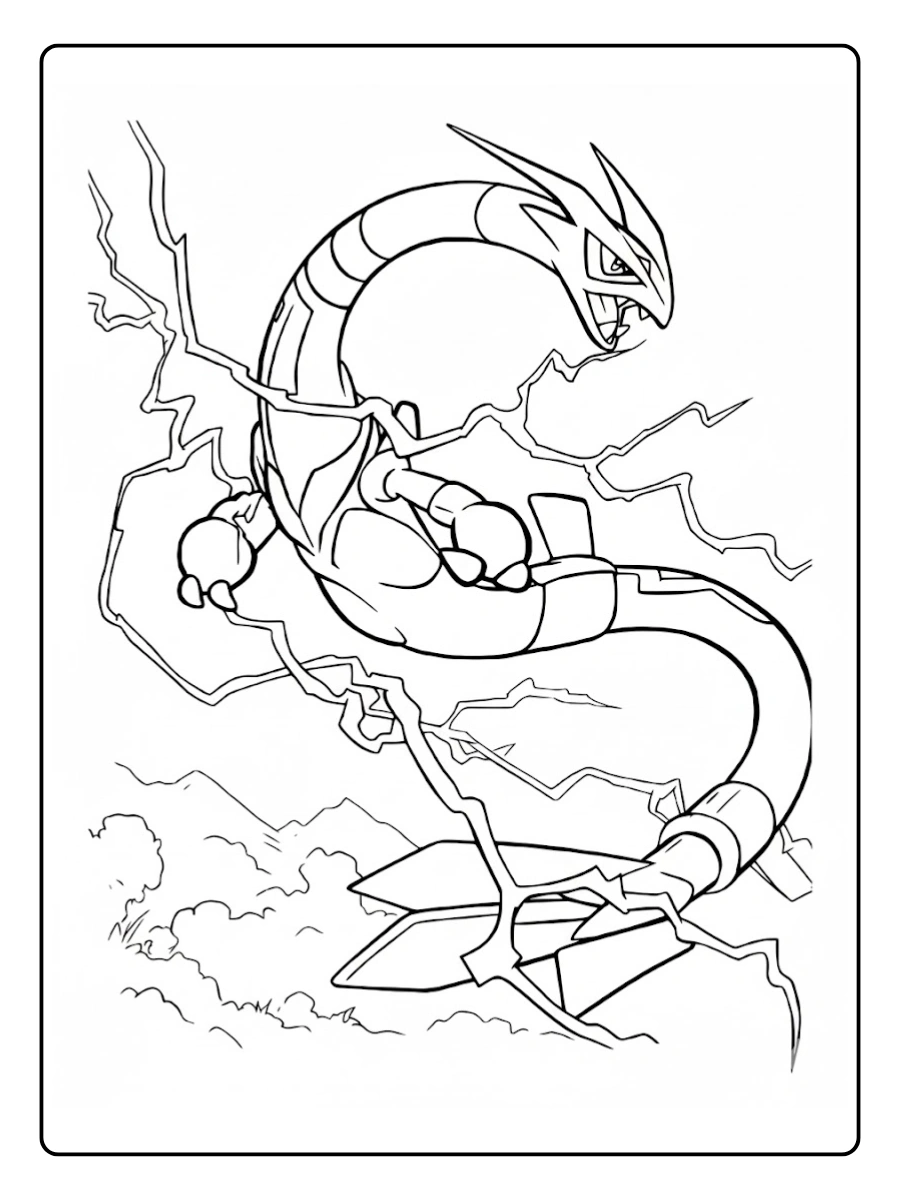 coloriage rayquaza (5)