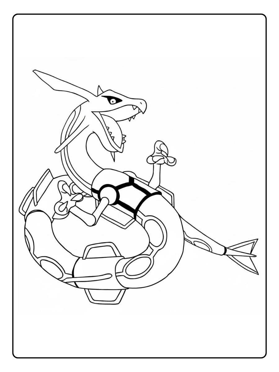 coloriage rayquaza (9)