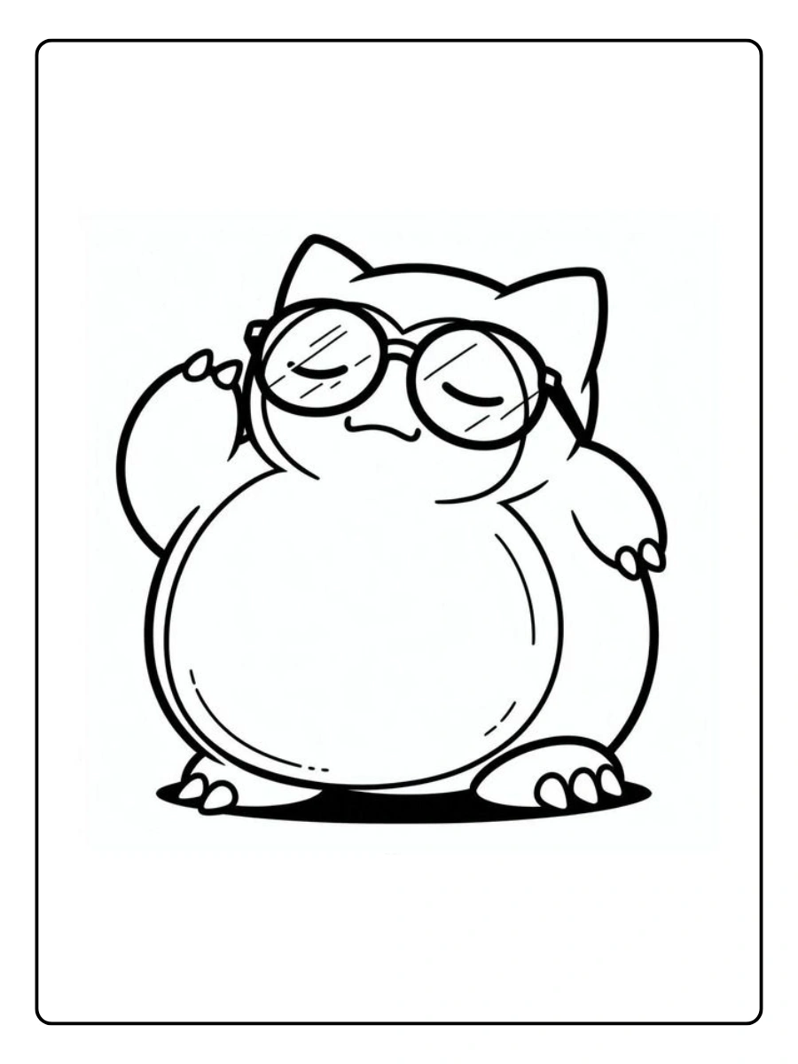 coloriage ronflex (10)