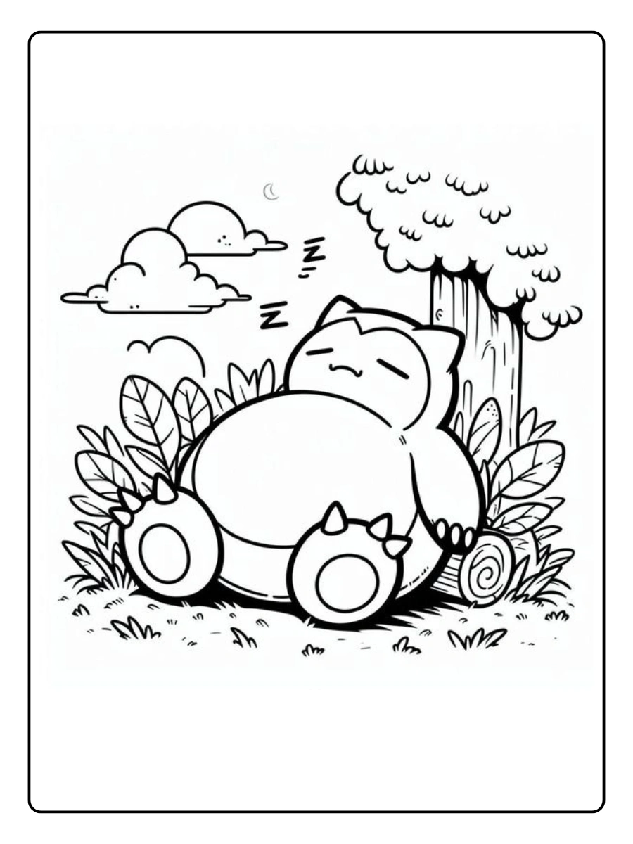 coloriage ronflex (11)