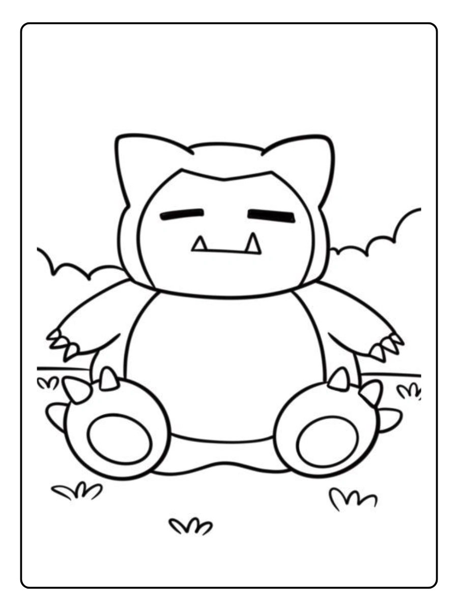 coloriage ronflex (14)