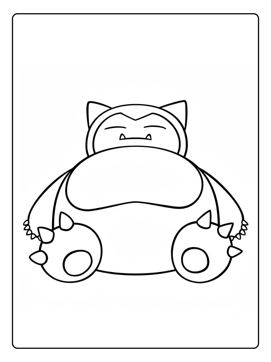 coloriage ronflex (2)