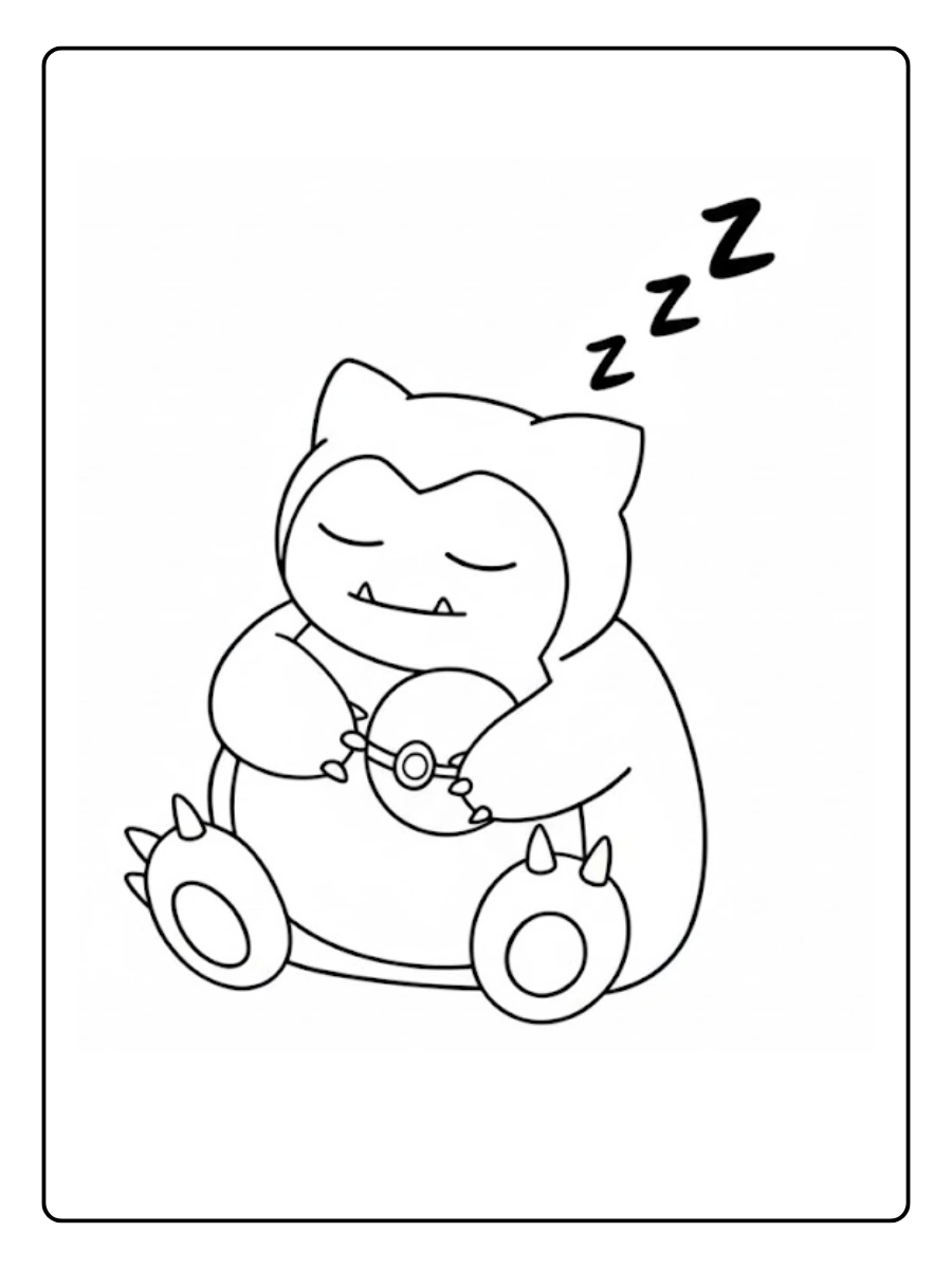 coloriage ronflex (3)