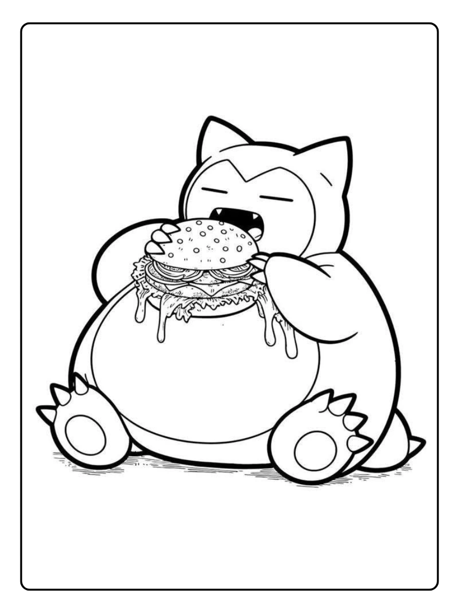 coloriage ronflex (6)