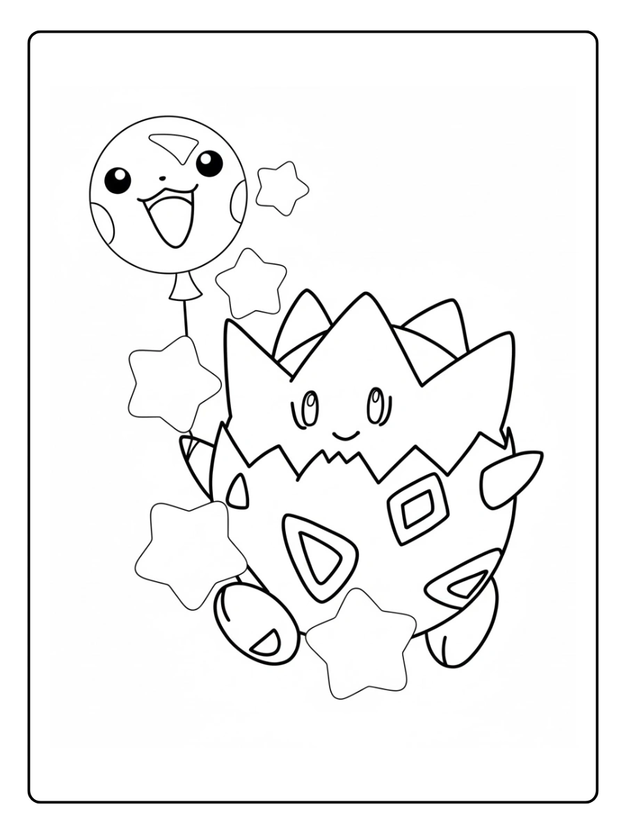 coloriage togepi (1)