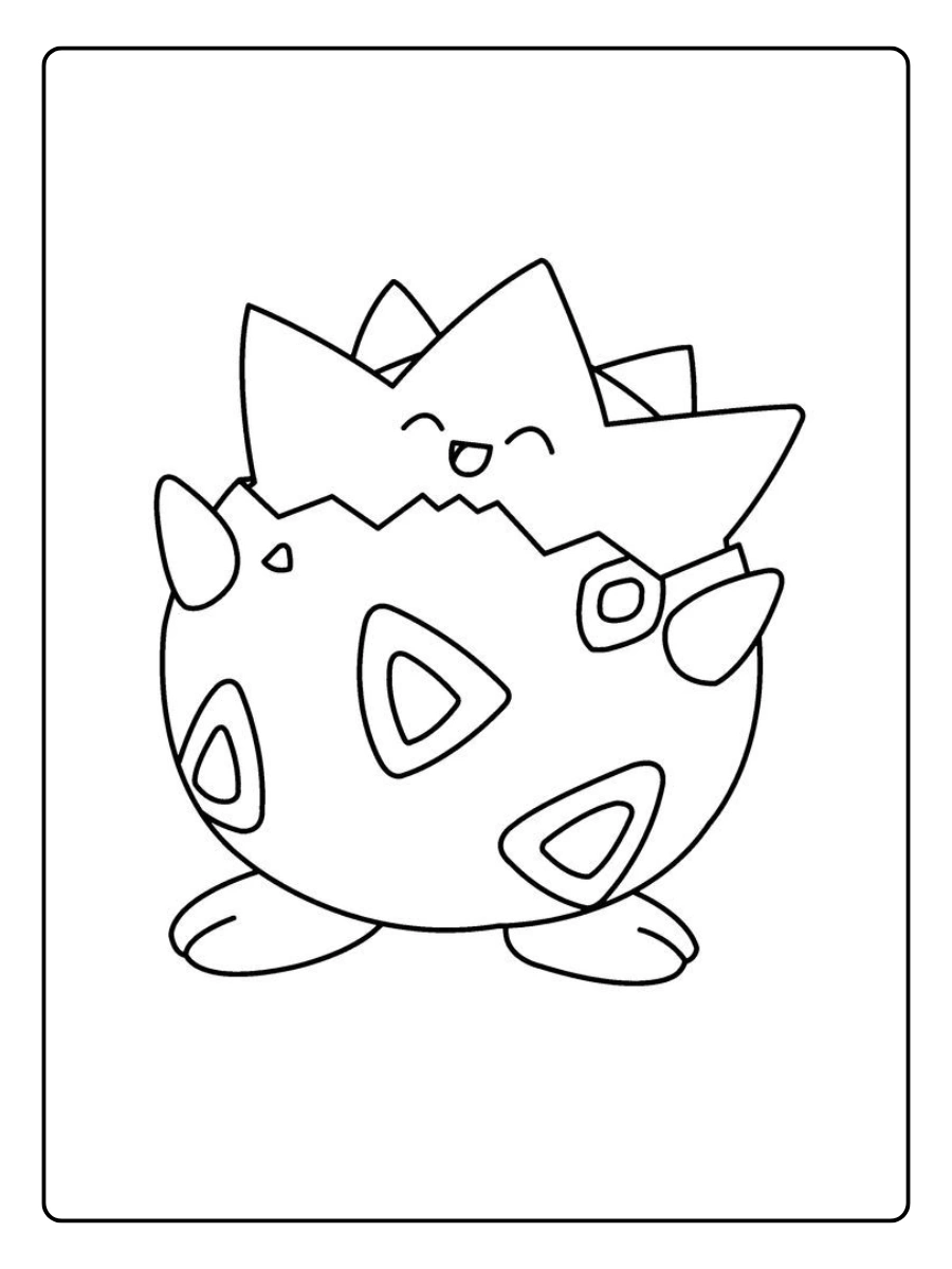 coloriage togepi (5)